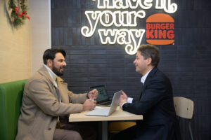 Zubair Ahmed Barry (Head of IT, Burger King Scandinavia) og Kenneth Morten Oen (Growth Manager i Bitpro)