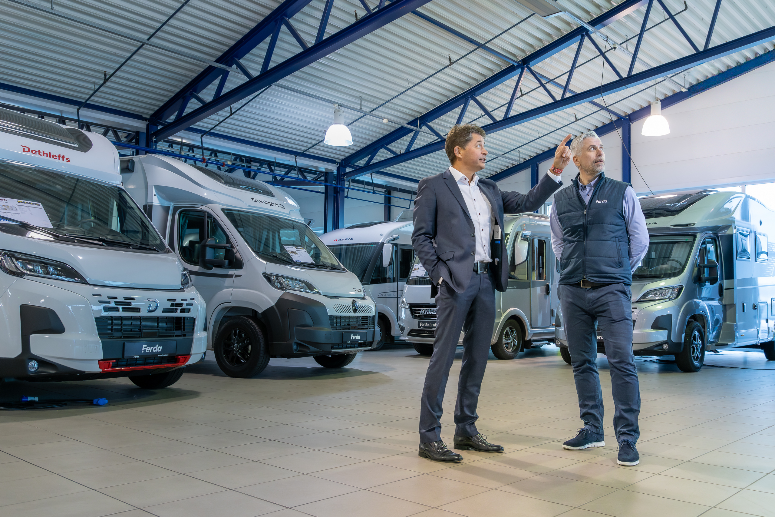 Roy Ørebek, Driftssjef i Ferda og Kenneth Oen, Growth Manager i Bitpro.