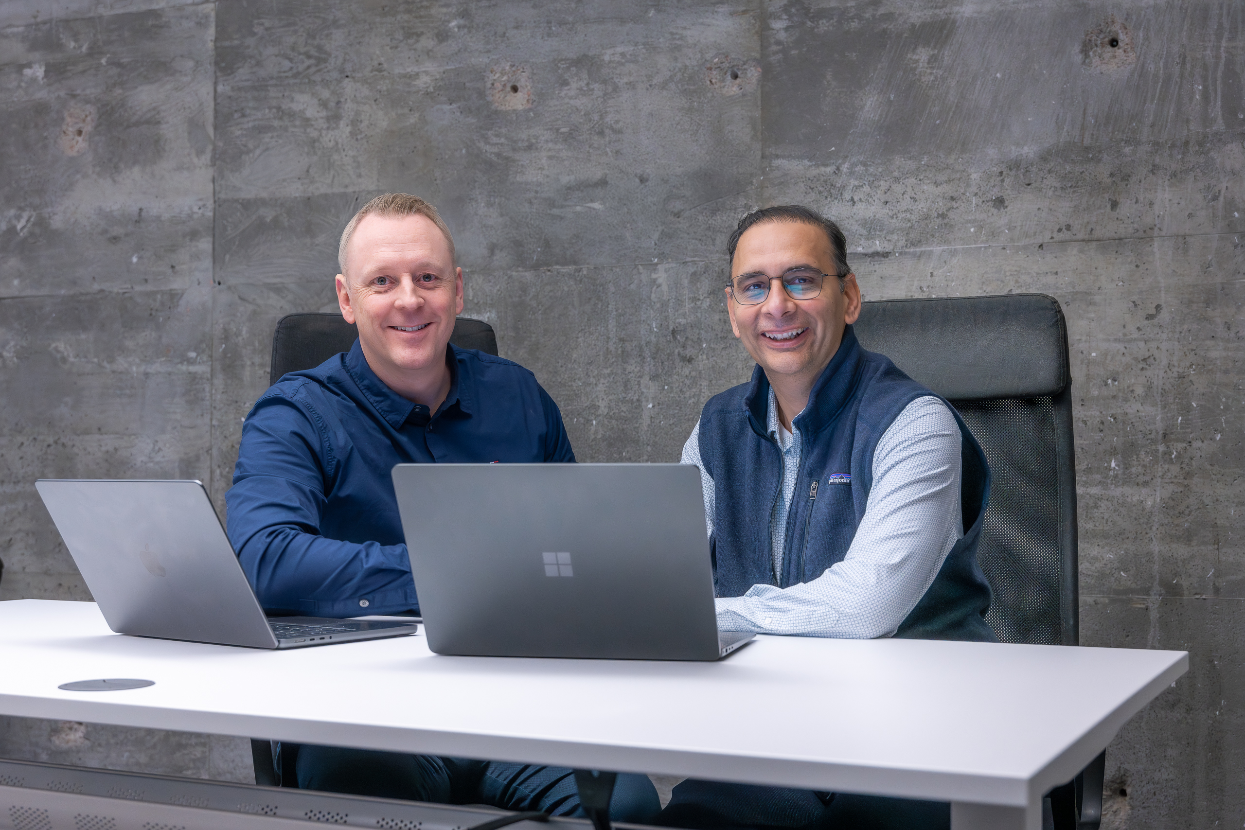 Arun Deep, Chief Technical Officer i Semine og Tore Ferning, Head of IT Division i Bitpro